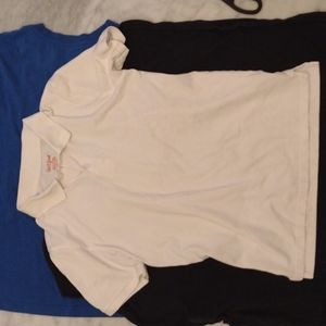 White polo shirt size L 12/14